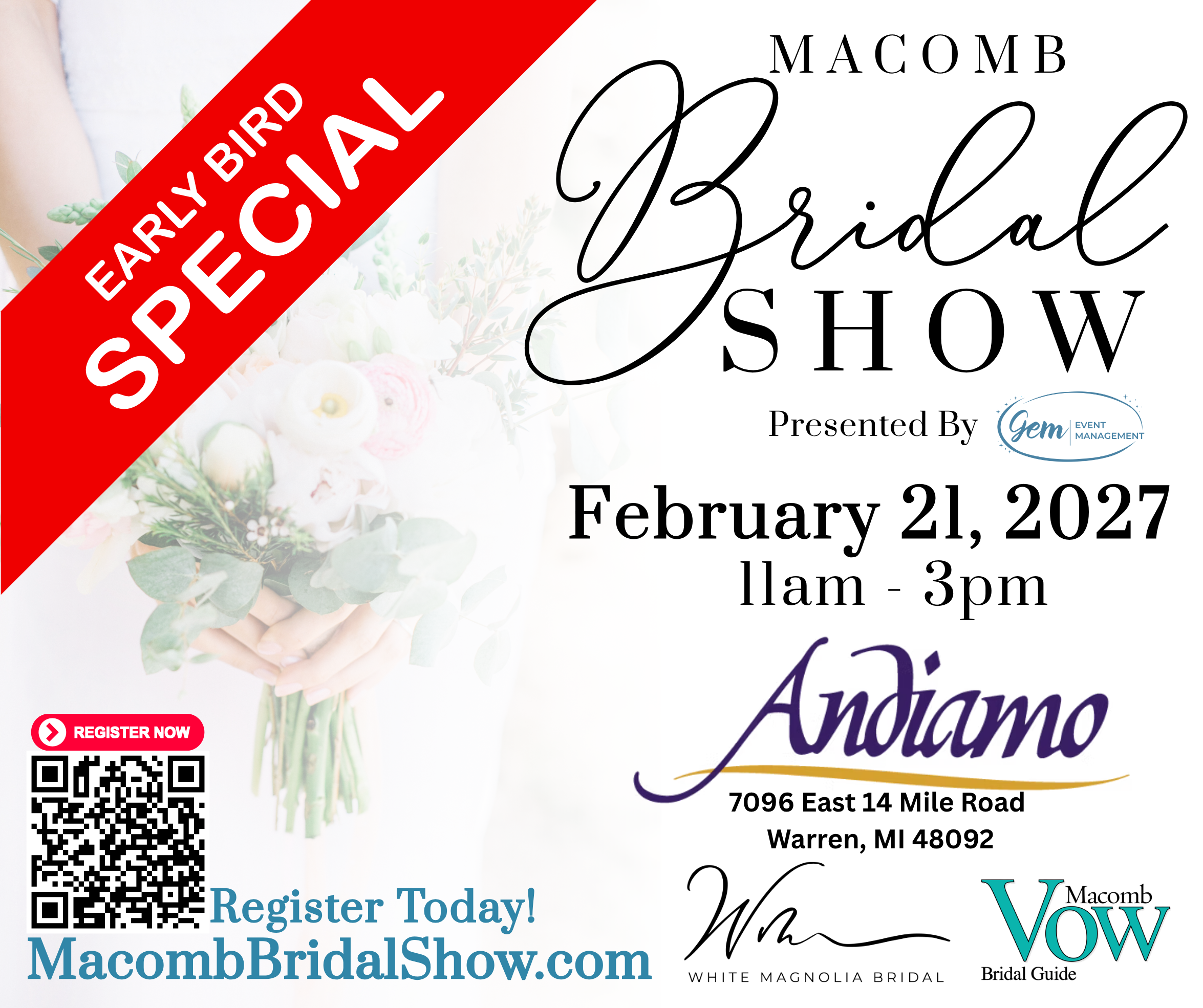 Macomb County’s Premier Bridal Show – 2027